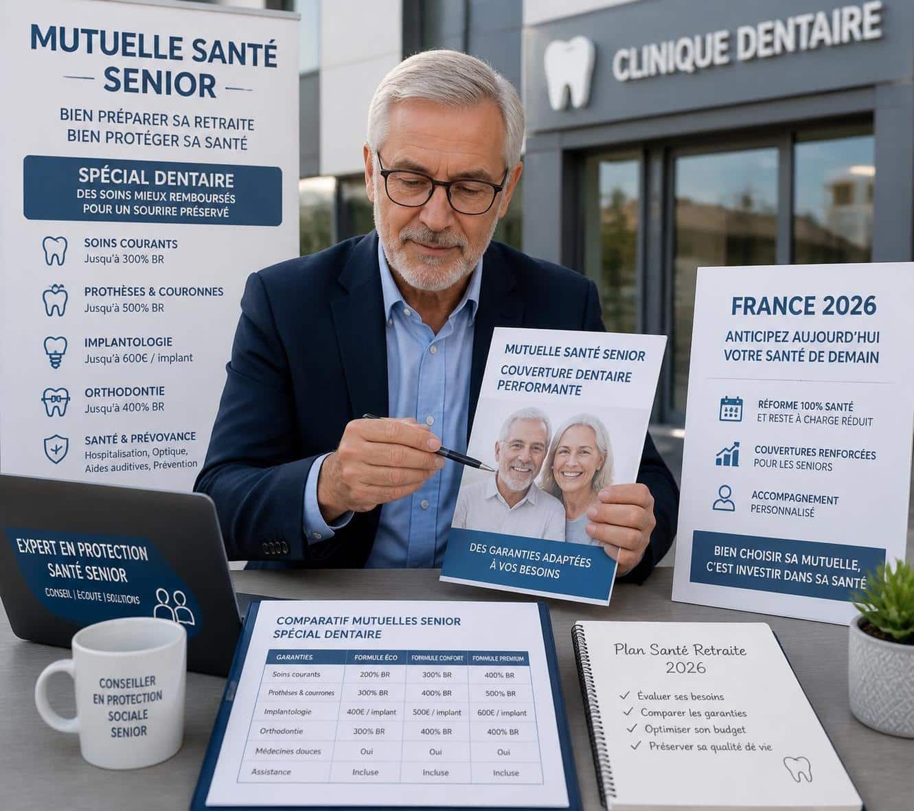 découvrez notre comparatif 2025 des meilleures mutuelles santé senior avec une prise en charge dentaire étendue pour protéger votre sourire et votre santé au meilleur prix.